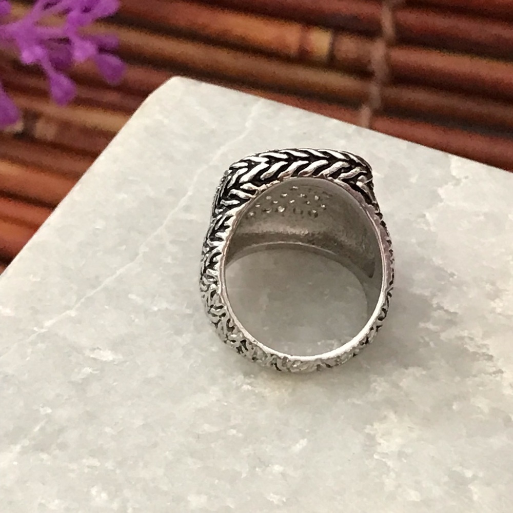 Premier Designs Encrusted Statement Ring Size 5.5 - image 6